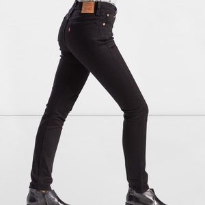 501 skinny black slate jeans